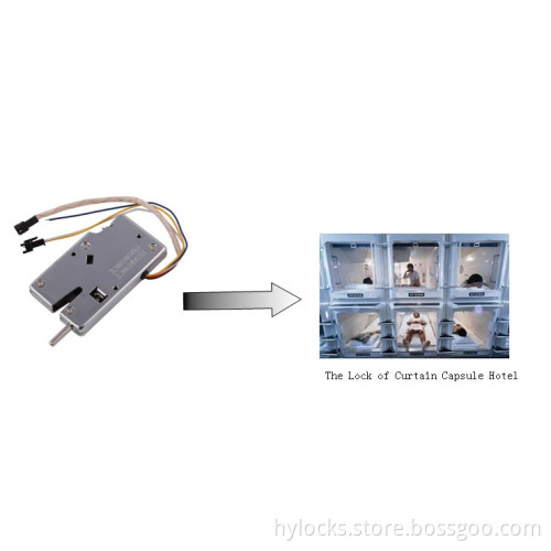 The Lock of Curtain Capsule Hotel, Locker